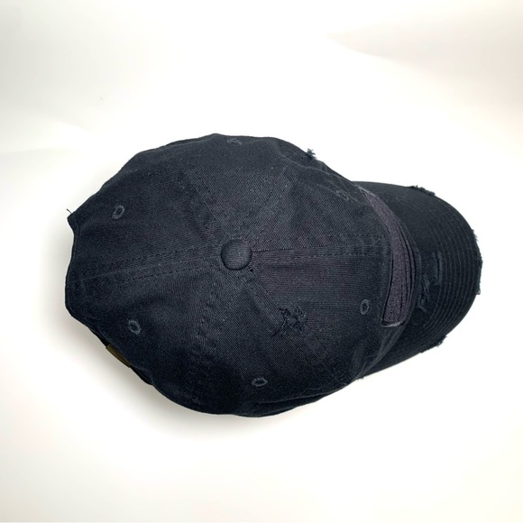 KBETHOS Black Distressed Baseball Cap with USA Flag Adjustable Strap Unisex - Picture 8 of 15